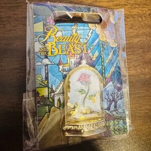 Disney  - Collectible Beauty and the Beast Enchanted Rose Pin
